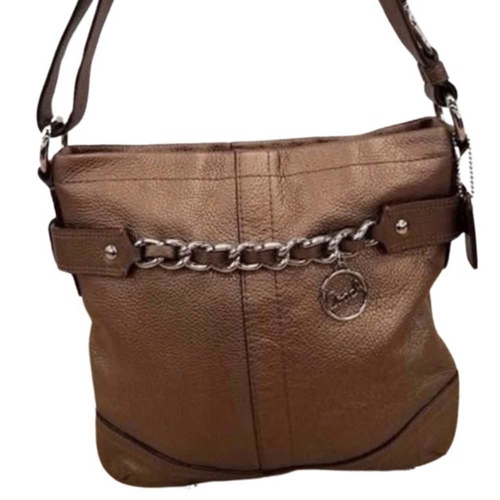 Coach Brown Leather Shoulder Bag